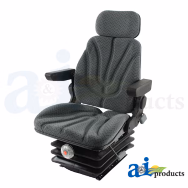Seat, F10 Series, Mechanical Suspension / Arm Rest / Head Rest / Gray Cloth 20